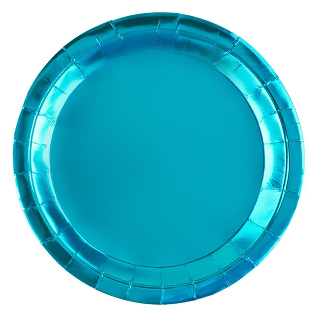 Тарелки (7''/18 см) Голубой, Металлик, 6 шт. Тарелки (7''/18 см) Голубой, Металлик, 6 шт.