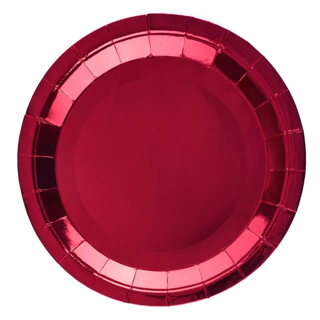 Тарелки (9''/23 см) Красный, Металлик, 6 шт. Тарелки (9''/23 см) Красный, Металлик, 6 шт.