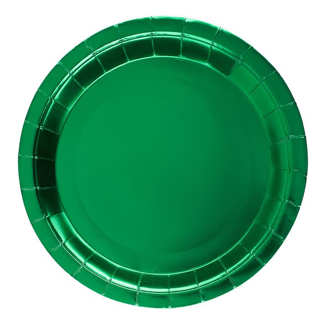 Тарелки (9''/23 см) Зеленый, Металлик, 6 шт. Тарелки (9''/23 см) Зеленый, Металлик, 6 шт.