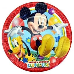Тарелки бум. лам Микки игривый 23см /8шт