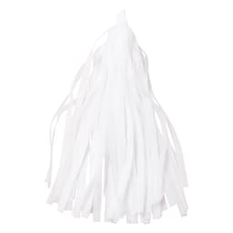 Тассел лента белая, 1 кисточка