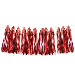 Тассел лента розовый металлик , 1 кисточка