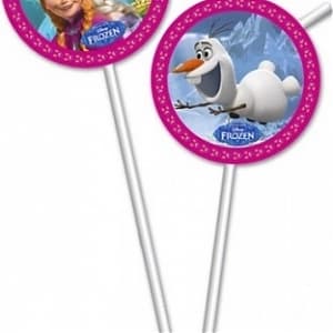 Трубочка коктельные Холодное сердце/ 6шт/ Трубочка коктельные Холодное сердце/ 6шт/