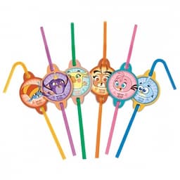 Трубочки для коктейля Angry Birds Stella /6шт