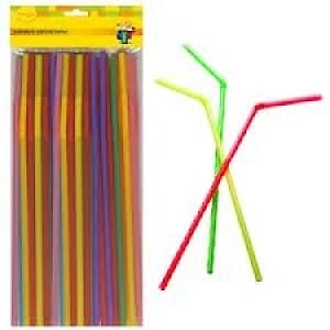 Трубочки для коктейля ассорти 50шт