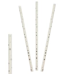 Трубочки для коктейля бумажные одноразовые "Звезды Серебряные" / набор 25 шт. /