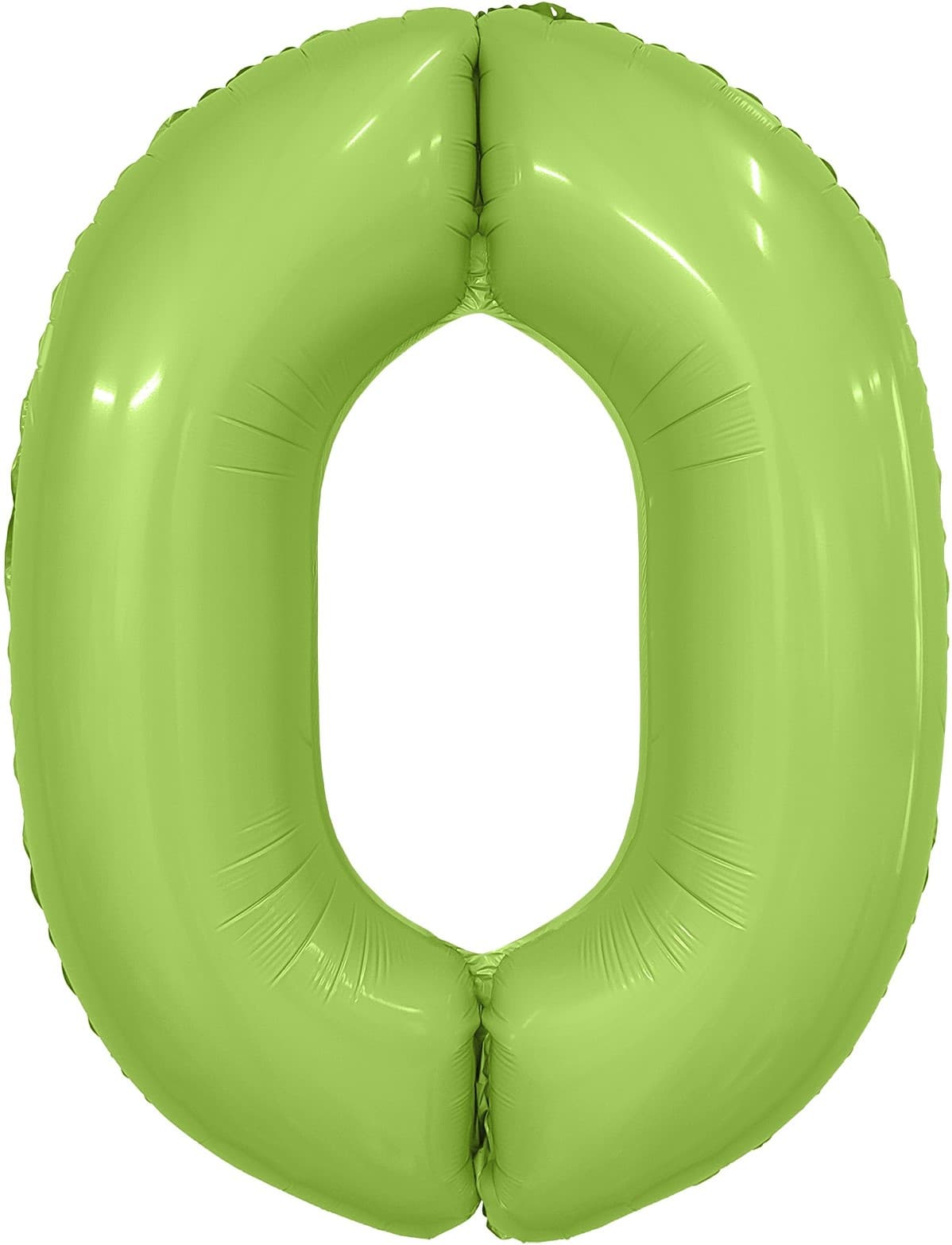 Цифры 100 см фисташка сатин Slim 0