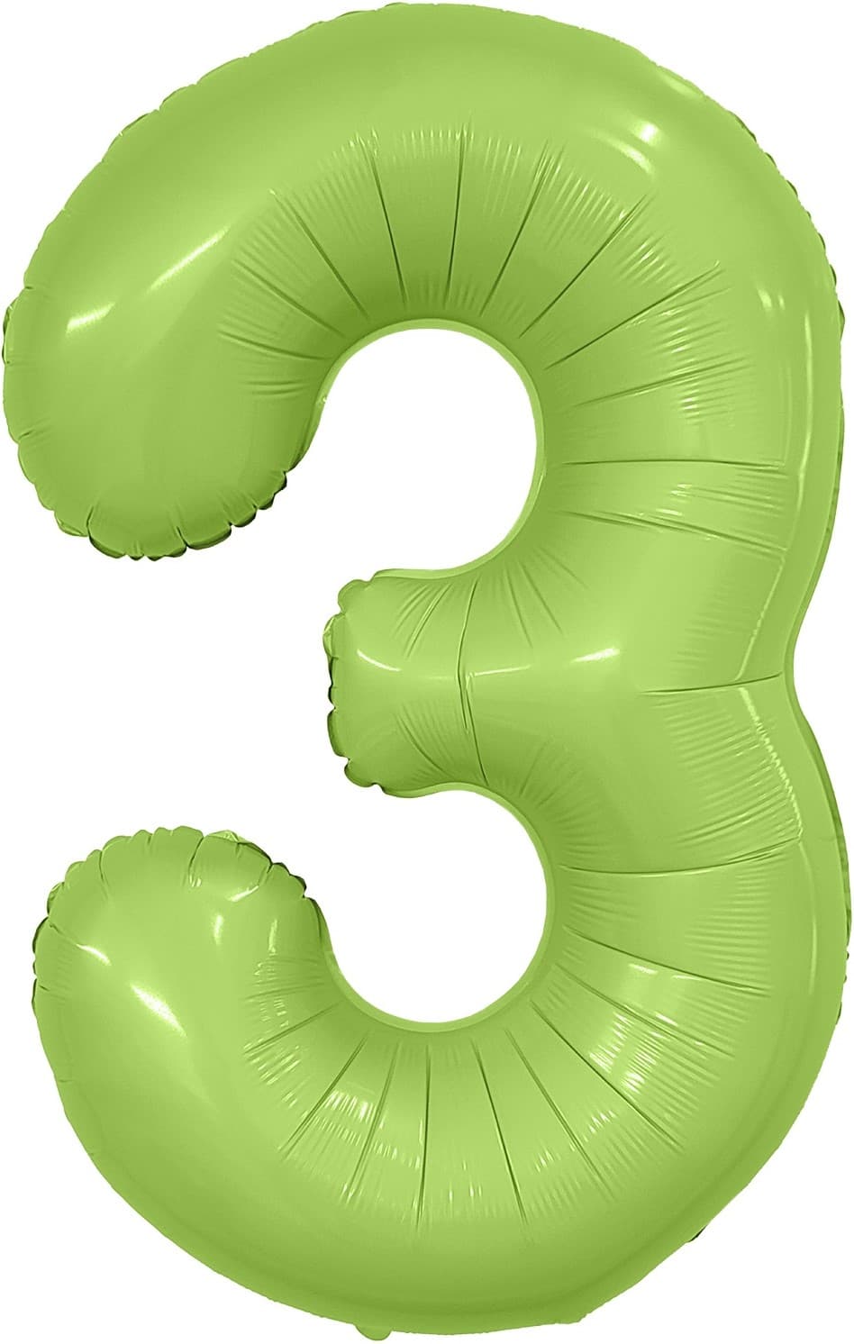 Цифры 100 см фисташка сатин Slim 3