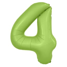 Цифры 100 см фисташка сатин Slim 4