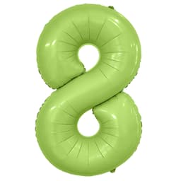 Цифры 100 см фисташка сатин Slim 8