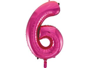 Цифры 100 см фуксия 6/9