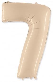 Цифры 100 см кремовые 7