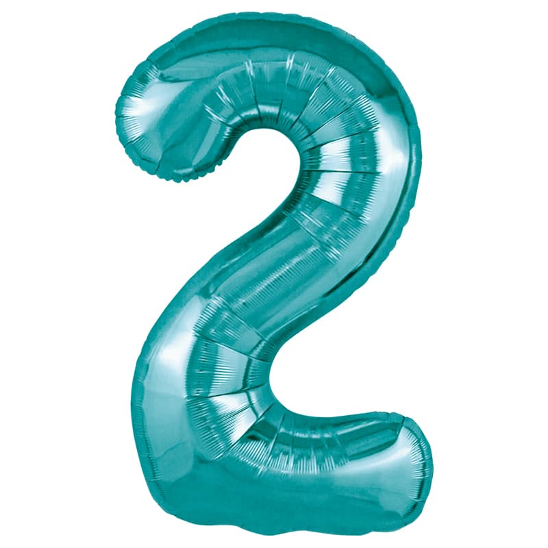 Цифры 100 см Океан/тиффани Slim 2