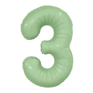 Цифры 100 см олива Slim 3