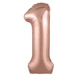 Цифры 100 см розовое золото 1