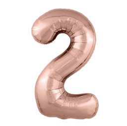 Цифры 100 см розовое золото 2