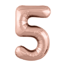 Цифры 100 см розовое золото 5