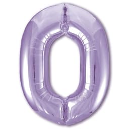 Цифры 100 см сиреневые Lavender Slim 0