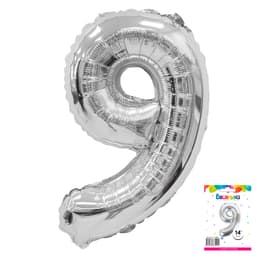 Цифры 35 см серебро 9