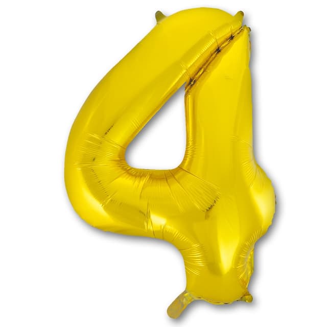 Цифры 40 см золото 4 Цифры 40 см золото 4