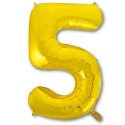 Цифры 40 см золото 5