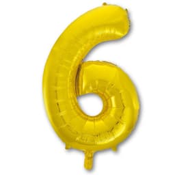 Цифры 40 см золото 6