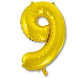 Цифры 40 см золото 9