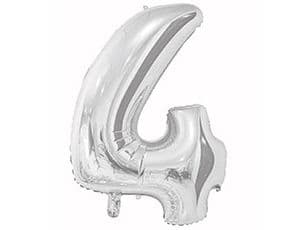 Цифры 65 см серебро 4 Цифры 65 см серебро 4