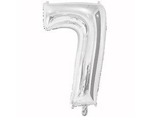 Цифры 65 см серебро 7 Цифры 65 см серебро 7