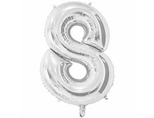 Цифры 65 см серебро 8 Цифры 65 см серебро 8