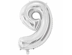Цифры 65 см серебро 9 Цифры 65 см серебро 9