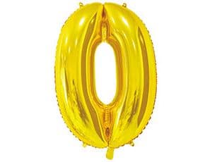 Цифры 65 см золото 0 Цифры 65 см золото 0