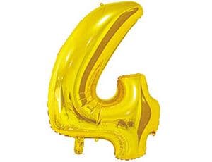 Цифры 65 см золото 4 Цифры 65 см золото 4