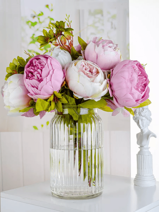 Ваза для цветов стеклянная "Рельеф" 20 х 12 см Ваза для цветов стеклянная "Рельеф" 20 х 12 см