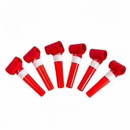 Языки-гудок красный 6,5см/6шт/