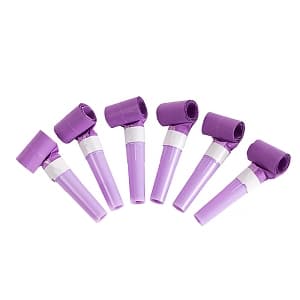 Языки-гудок сиреневый 6,5см/6шт/ Языки-гудок сиреневый 6,5см/6шт/