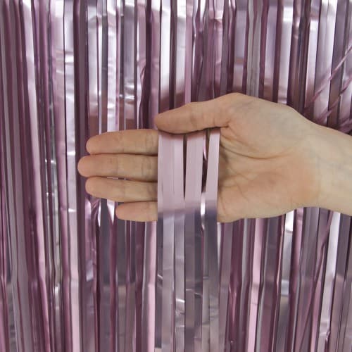 Занавес Дождик, Розовый , Матовый, 100*200 см Занавес Дождик, Розовый , Матовый, 100*200 см