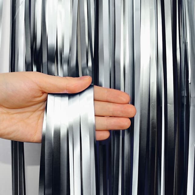 Занавес матовый "Дождик" Черный 3 м*1 м / 1 шт. / Занавес матовый "Дождик" Черный 3 м*1 м / 1 шт. /