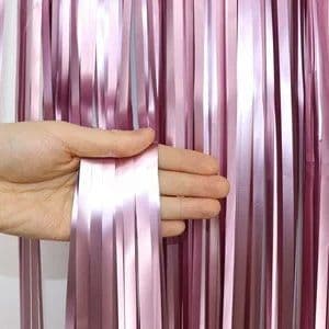 Занавес матовый "Дождик" Нежно-розовый 3 м*1 м Занавес матовый "Дождик" Нежно-розовый 3 м*1 м