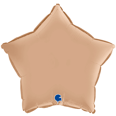 Звезды сатин 45 см бежевый, нюд / nude Звезды сатин 45 см бежевый, нюд / nude