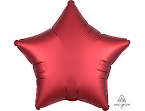 Звезды сатин 45 см красные /ang Звезды сатин 45 см красные /ang