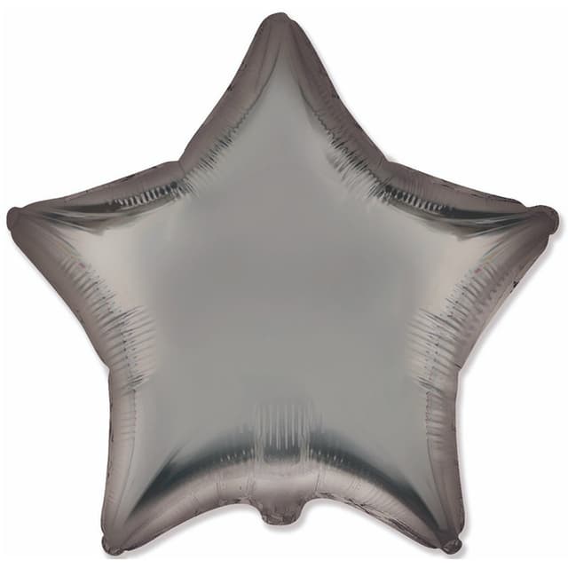 Звезды сатин стальной серый 45 см Звезды сатин стальной серый 45 см